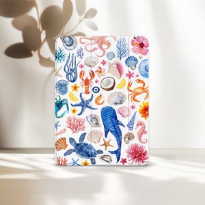 Custodia costiera per iPad A16 da 11 pollici, iPad Pro 13" 2025 2024 2020, iPad Air 5, custodia estiva da 12,9 10,9 10,2 9,7 10° 9° 8° Mini 7 6 4 3, conchiglia