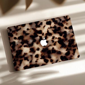Tortoise Shell MacBook Case Air Pro 13 14 15 16 inch Chic Protective Cover