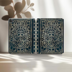 Funda para iPad de 10,2 pulgadas, estilo libro antiguo, para iPad Air de 5.ª generación, 10,9 pulgadas, Pro de 12,9 pulgadas, 2024 y 2020, Air de 11, 13 pulgadas, Mini de 7.ª generación, 6.ª generación, 4.ª generación, Folio de 9.ª generación, 8.ª generación, 7.ª generación, 10,5 pulgadas, 9,7 pulgadas, Flip