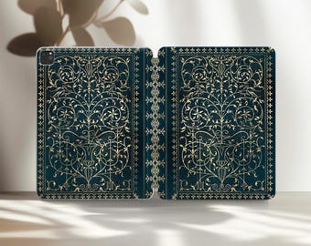Old Book iPad Case 10.2 inch Vintage iPad Air 5th 10.9&quot; Pro 12.9 2024 2020 Cover Air 11 13 Mini 7 6 4 3 Folio 9th 8th 7th gen 10.5 9.7 Flip