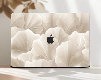 Creme MacBook Air Pro 13 14 15 16 Zoll Minimalist Neutral Hard Cover