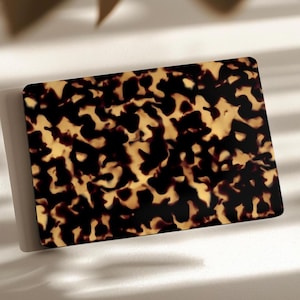 Tortoise Shell Case for MacBook Neo Air Pro 13 14 15 16 inch Leopard Hard Cover
