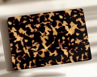 Tortoise Shell Case for MacBook Neo Air Pro 13 14 15 16 inch Leopard Hard Cover