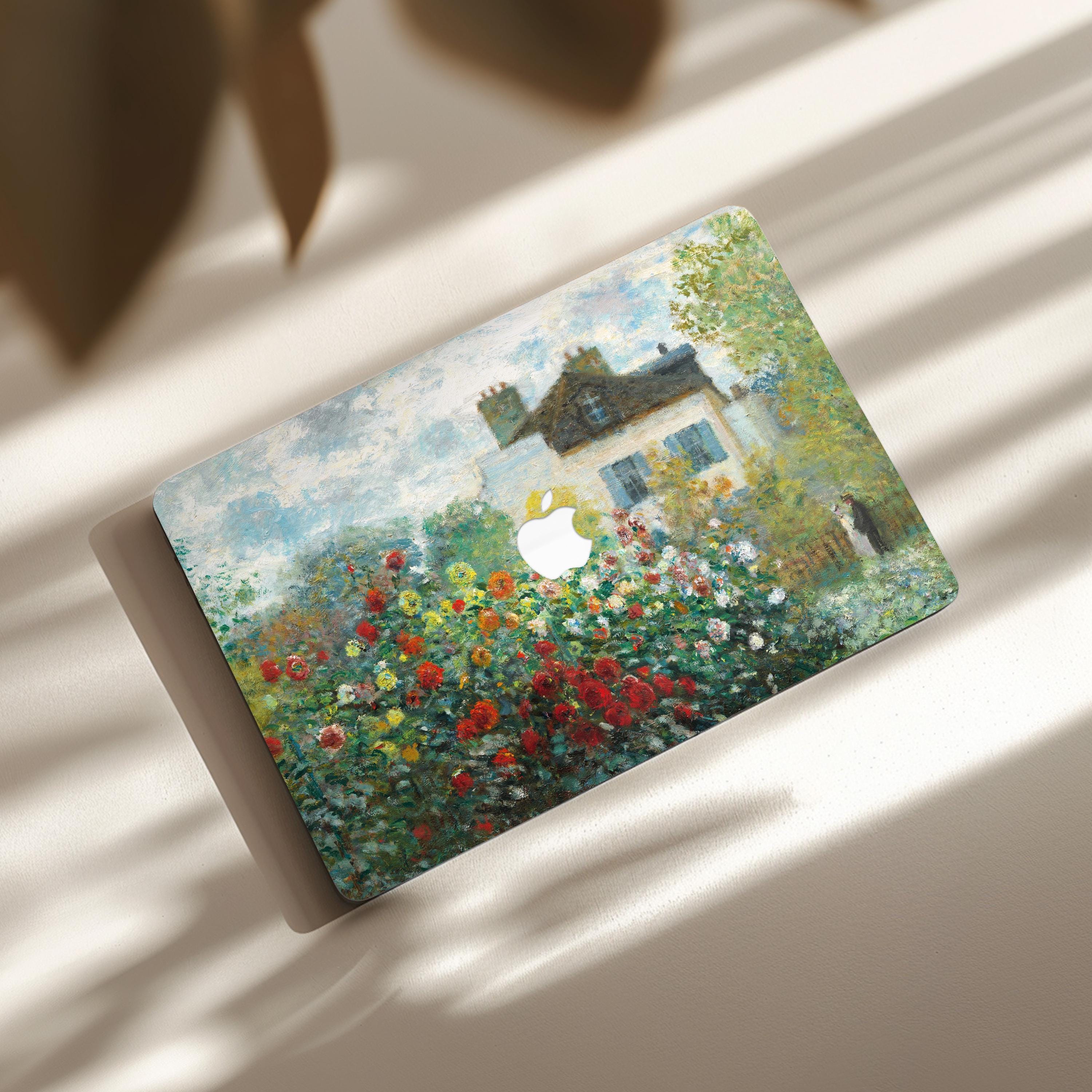 Claude Monet Garden MacBook Air 15 inch Case M4 M3 M2 M1 Art Mac Book Pro 16 14' 13" Hard Cover 2024 2022 2020 A3114 A2992 A1502 Painting