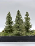 4" Model Pine Tree - 3PCS set