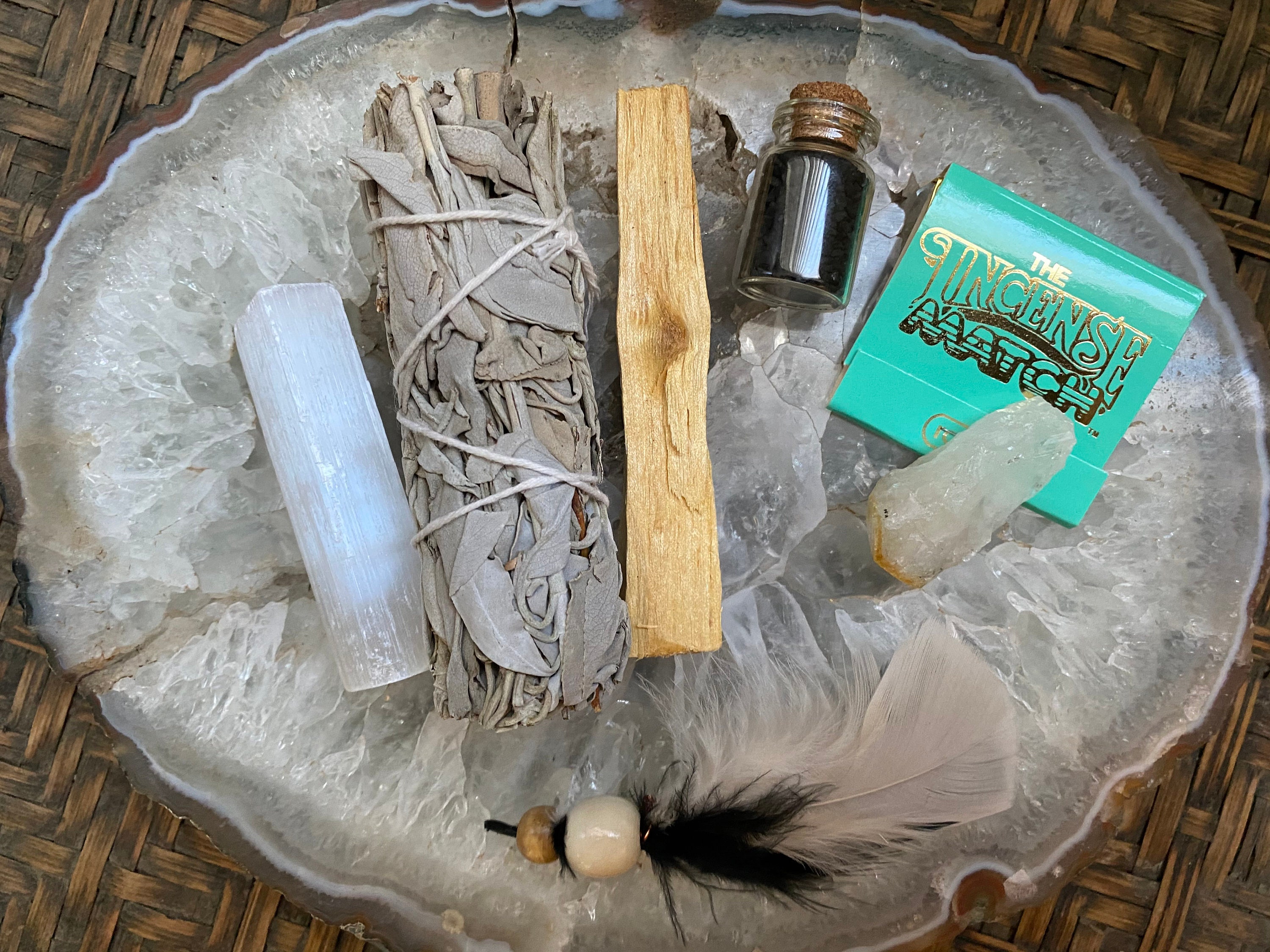 White Sage Cleansing Kit Etsy