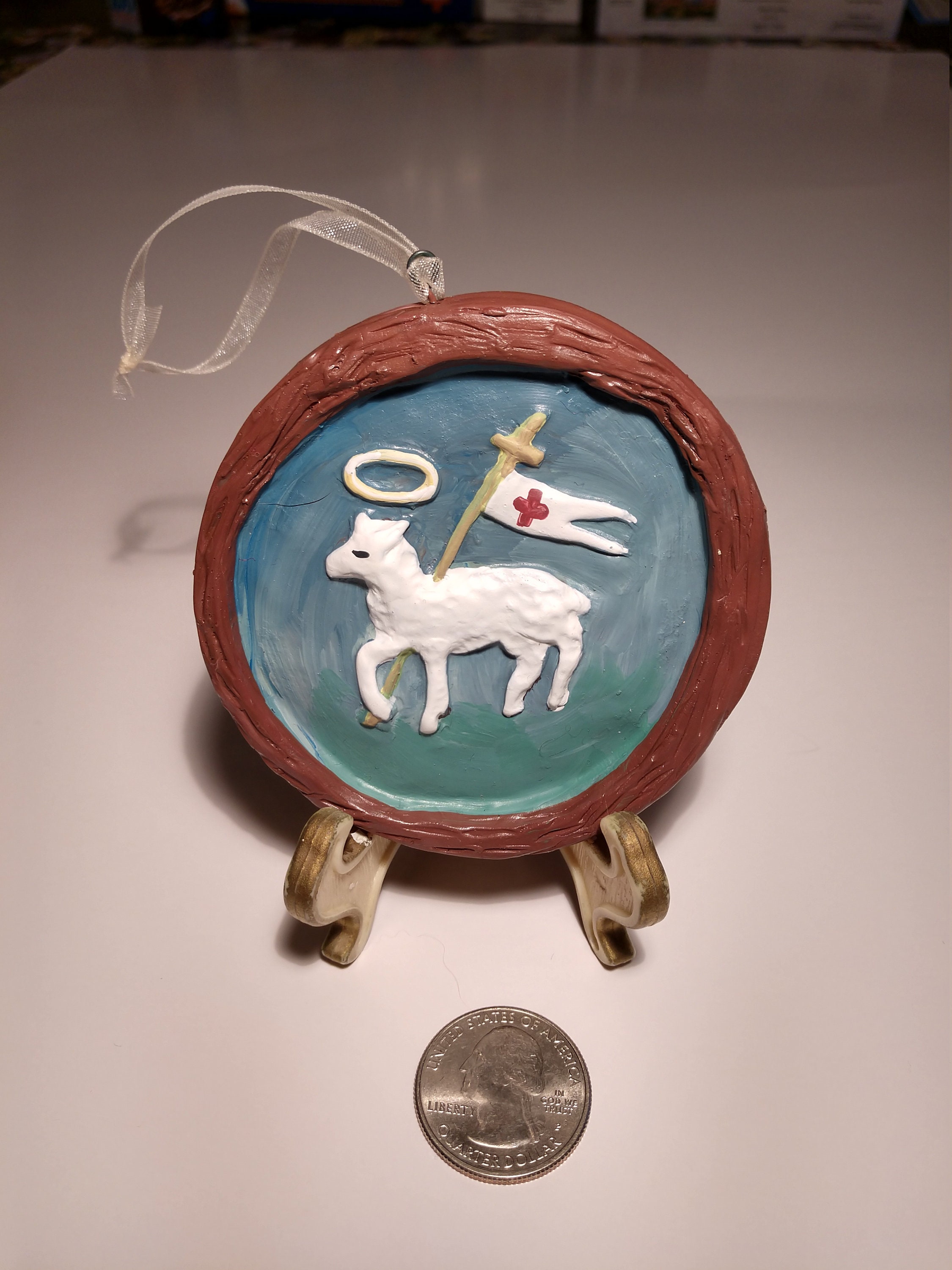 Moravian Christmas Ornaments, Assorted, Polymer Clay, Handmade, Hand