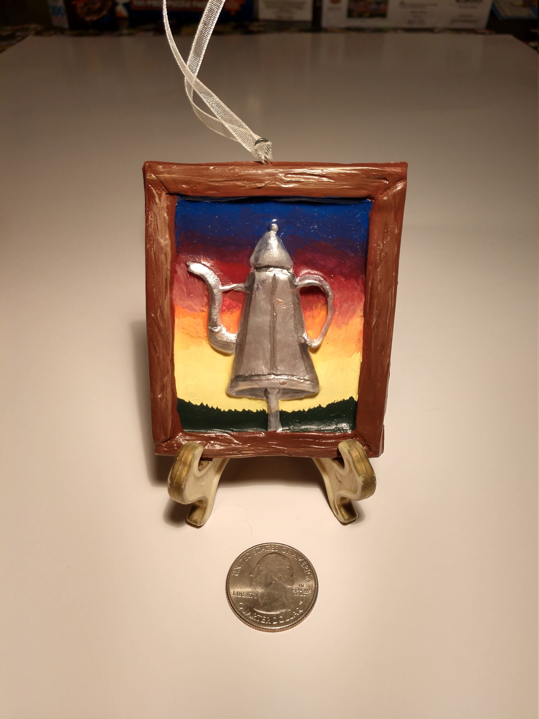 Moravian Christmas Ornaments, Assorted, Polymer Clay, Handmade, Hand