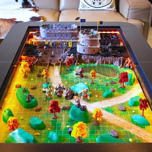 Modular Chimera Terrain Set: Tabletop Dungeon, Castle, and Cavern