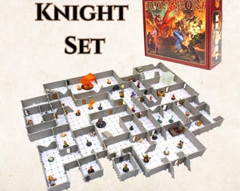 Modular Knight Dungeon Terrain Set: Tabletop RPG System