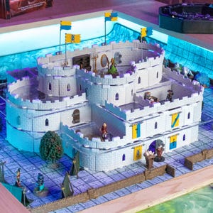 Castle Decor Expansion - Tabletop Modular Dungeon Castle Cavern Terrain System for Dungeons & Dragons Pathfinder War Gaming and Boardgames