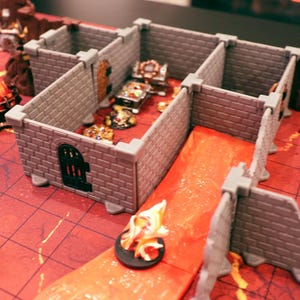 Mini Ruins Kit: Modular Dungeon Terrain - D&D, Pathfinder, Wargaming
