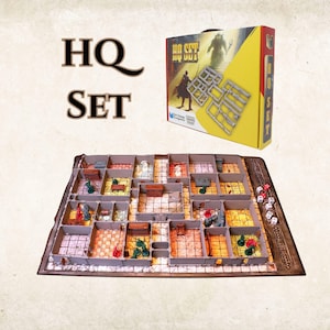 Modular Dungeon Terrain: HQ Tabletop Board Game Supplement