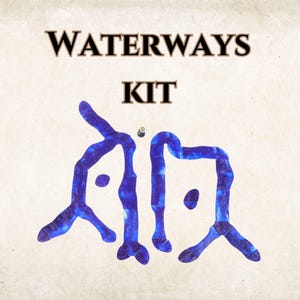 Modular River Terrain: Dungeons and Dragons, Pathfinder, and Wargaming