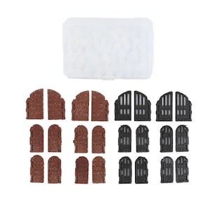 Cavern Secret and Jail Doors Expansion- Tabletop Modular Dungeon Castle Cavern Terrain System for Dungeons & Dragons Pathfinder War Gaming