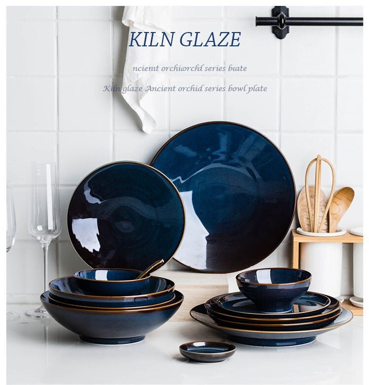 1pcs Japanese Ceramic Serving Plate and Serving Bowl Sets Etsy