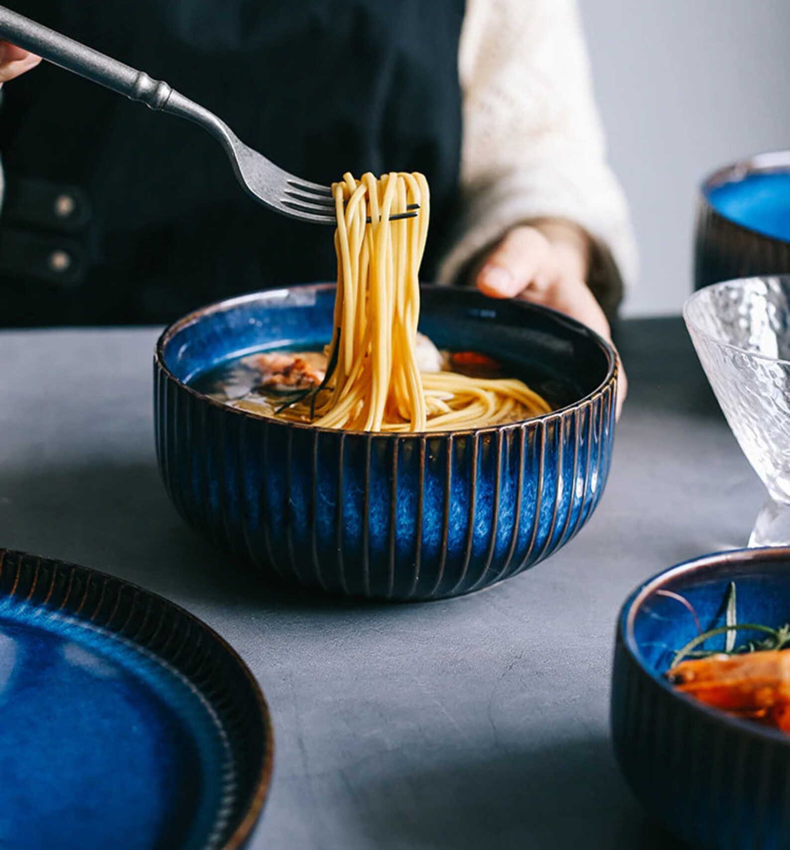 1pcs Handcrafted Japanese Ceramic Bowl Serving Bowl Etsy