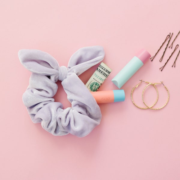 Scrunchie Hair Tie | Soft Velvet Satin Scrunchie | Secret Santa | Unique Gifts | Gifts For Girls | Christmas Gift for Teen | XXL Scrunchie
