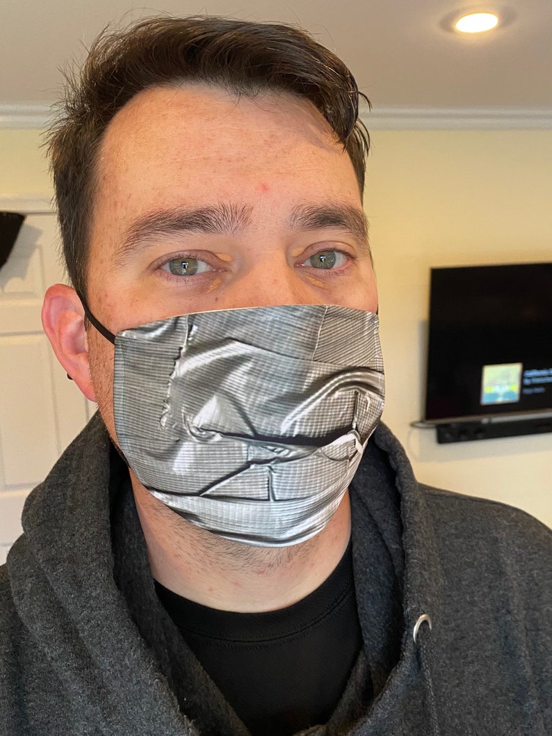 Funny Duct tape face mask 2020 in flames everything is fine Etsy