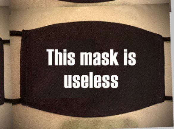 Useless Anti mask freedom face mask - - adjustable washable face mask…
