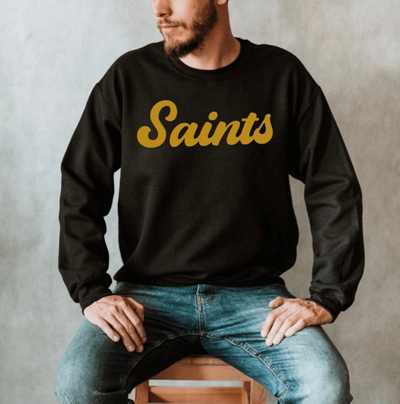 New Orleans Saints Sweatshirt Saints Sweater Retro Saints Birthday Gift Saints Fan Blue and Red Christmas Gift Etsy