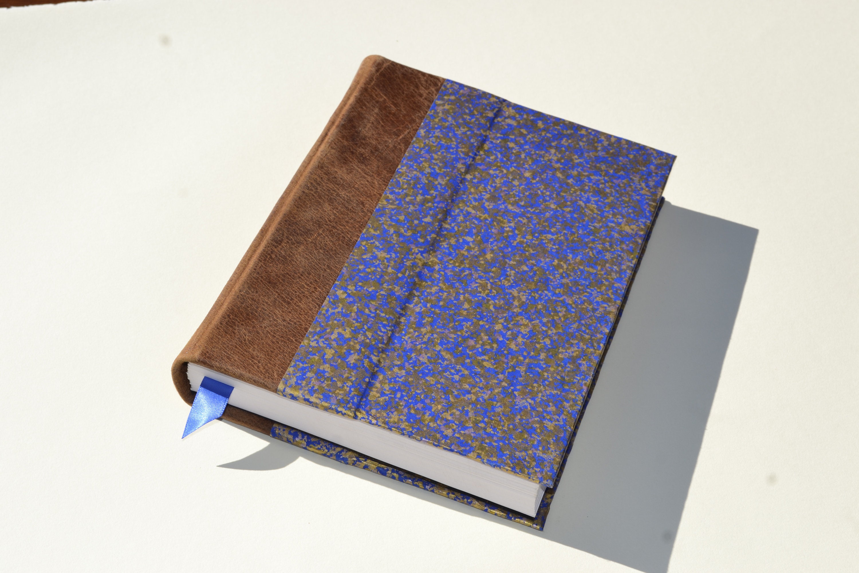 Hand Bound Quarter Leather binding Etsy