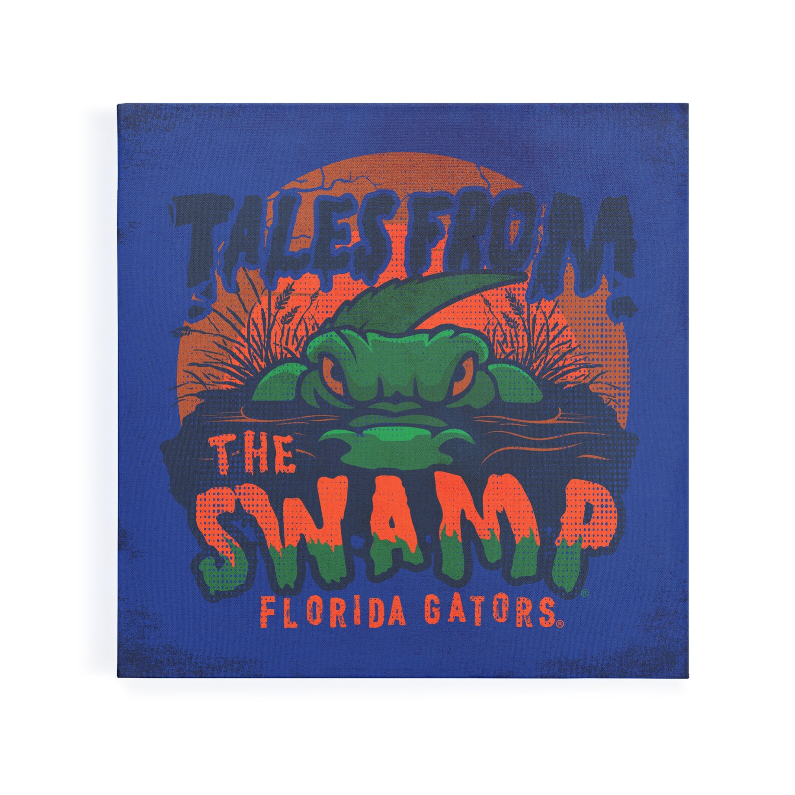 NCAA Florida Gators Canvas Wall Art Tales from the Swamp Etsy