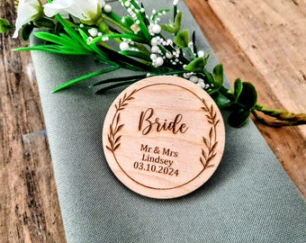 Wedding place settings/ place cards / names / wooden / rustic