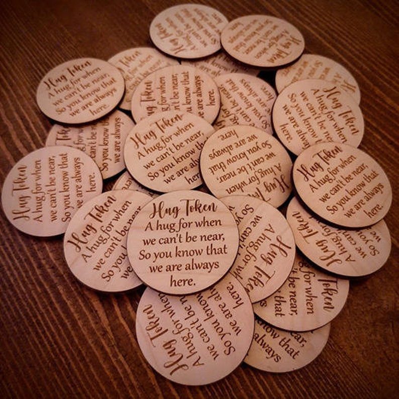 Hug Token / Pocket Hug / Keepsake for Loved Ones in Need of a Etsy