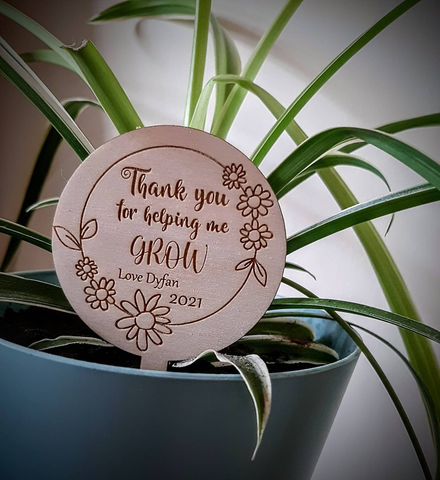 Plant Pot Tag / Sign. Thank You for Helping Me Grow. Teacher Etsy UK Plant Pot Tag / Sign. Thank You for Helping Me Grow. Teacher Etsy UK
