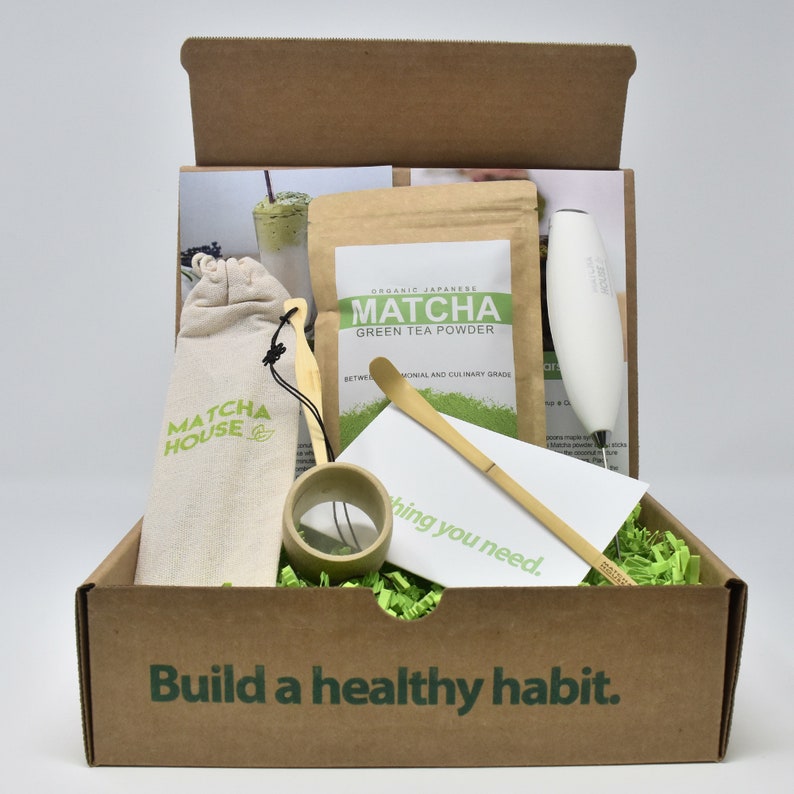 Matcha Green Tea Starter Kit Traditional Matcha with Modern Etsy