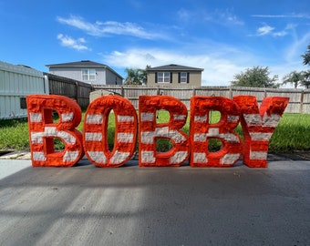 Letter Pinata (All alphabet available, Custom colors)