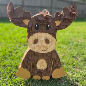 Handmade Moose Pinata: Themed Party Decoration