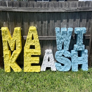 Letter Pinata (All alphabet available, Custom colors)