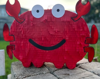 Handmade Crab Pinata: Themed Party Decoration