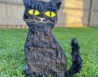 Piñata del gatto nero a tema Halloween