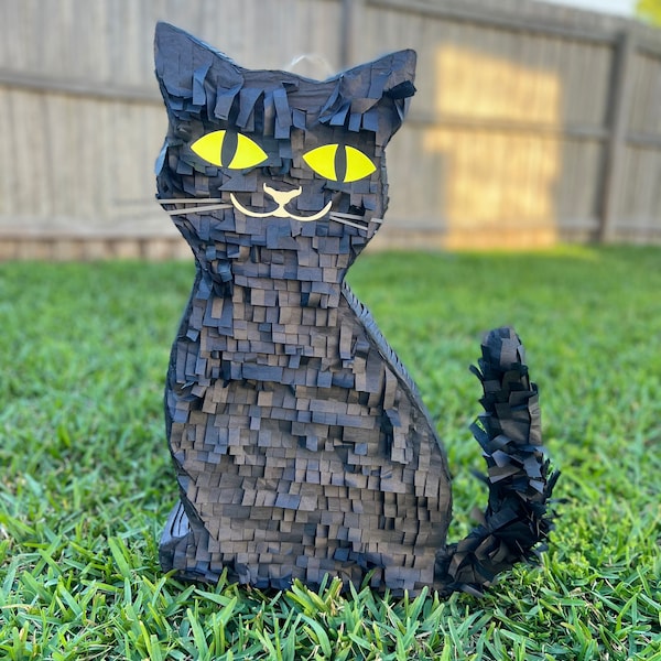 Black Cat Piñata Halloween Themed