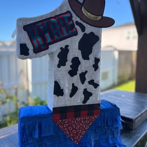 Cowboy  Pinata (Numbers available 1-9)