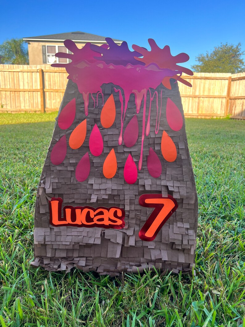 Volcano Pinata - Etsy