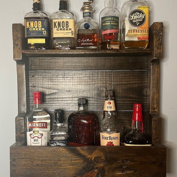 Liquor Shelf Etsy