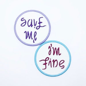 BTS "I'm Fine / Save Me" Iron-On Embroidery Patch