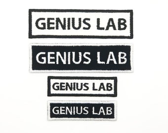 BTS Suga GENIUS LAB Studio Iron-On Embroidery Patch