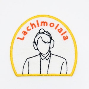 BTS Jimin Lachimolala Iron-On Embroidery Patch for tote bags, t-shirts, hats, jeans, coats and etc.