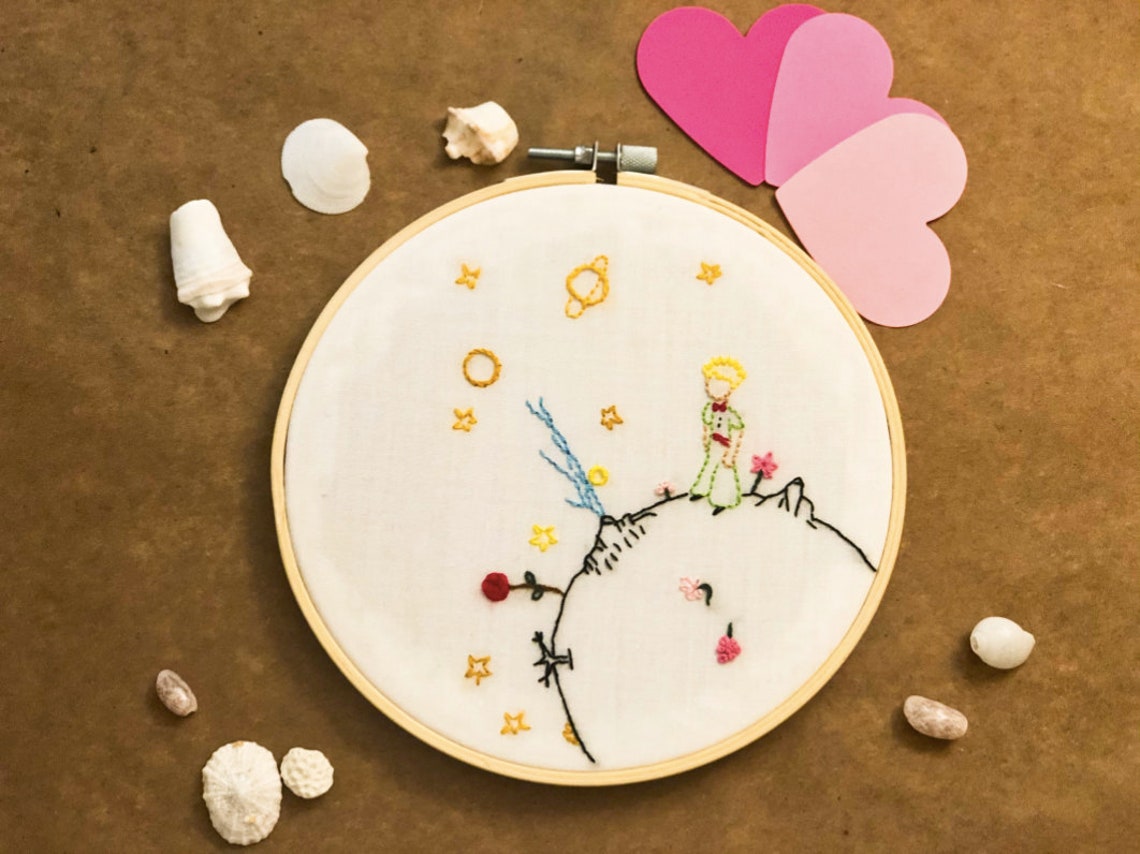 Little prince embroidery  etsy Little prince embroidery  etsy