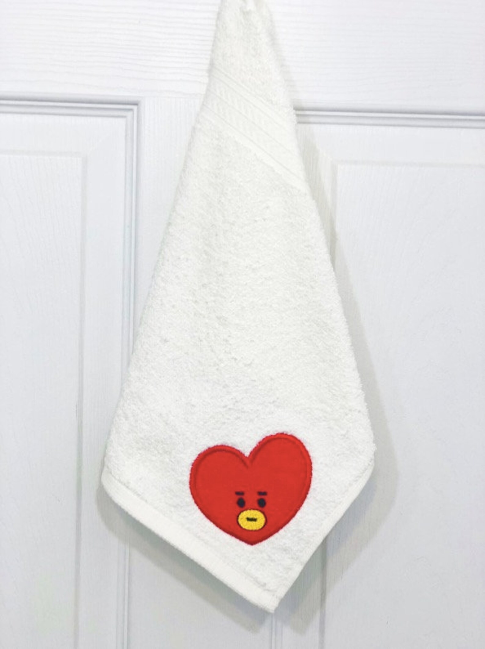 TATA BT21 Characters 100 Cotton Face Towel Hand Towel Etsy UK