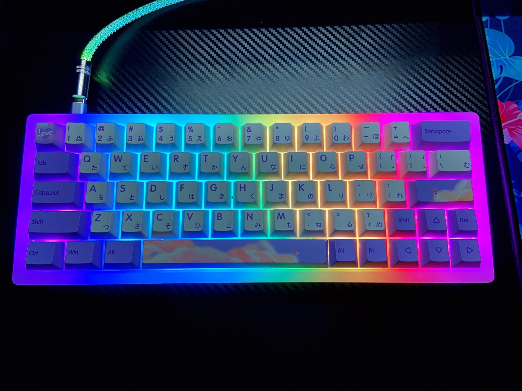 translucent purple keycaps translucent purple keycaps