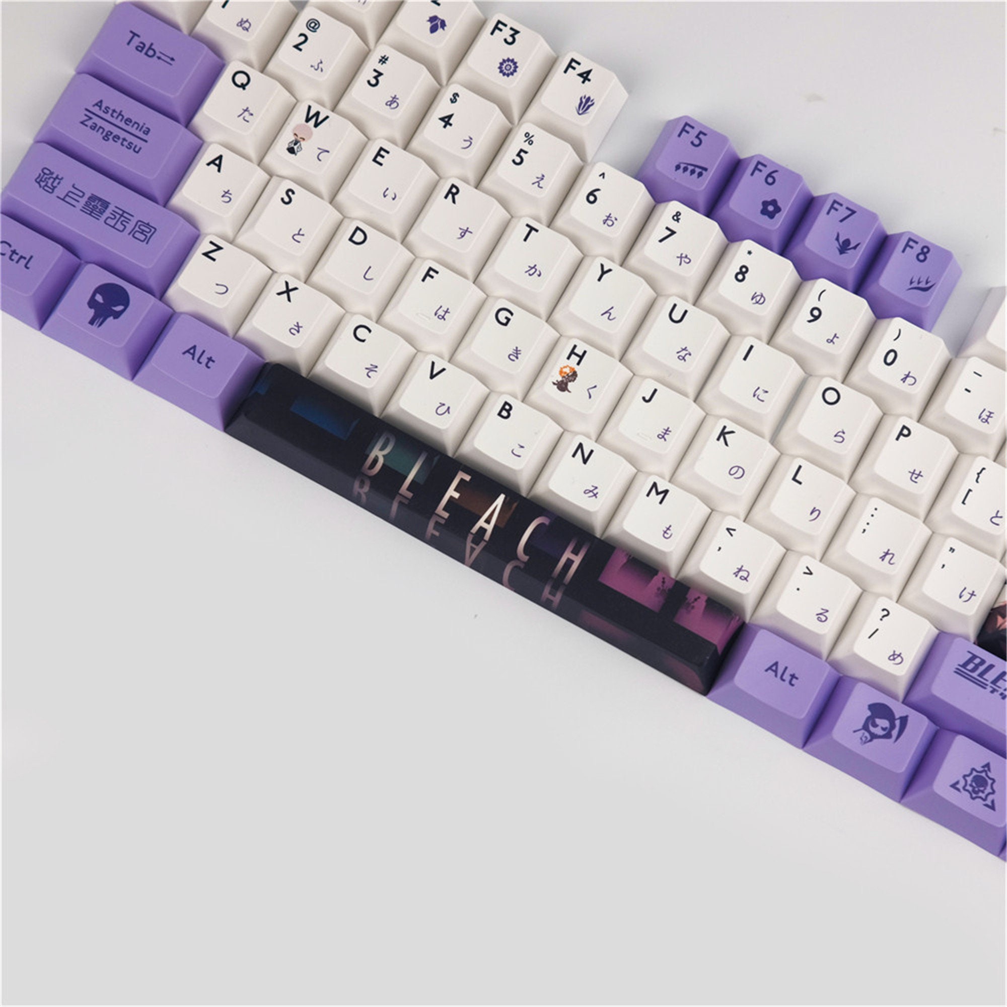 Death Keycaps PBT Key Caps Anime Keycap Cherry Height Etsy