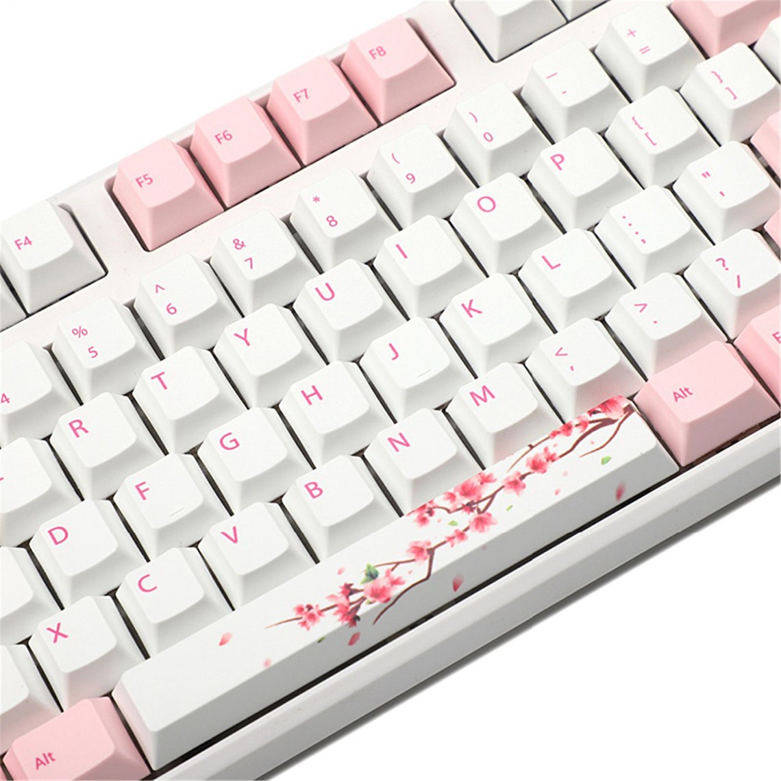 108PCS cherry blossoms keycaps tapas de teclas PBT teclas Etsy