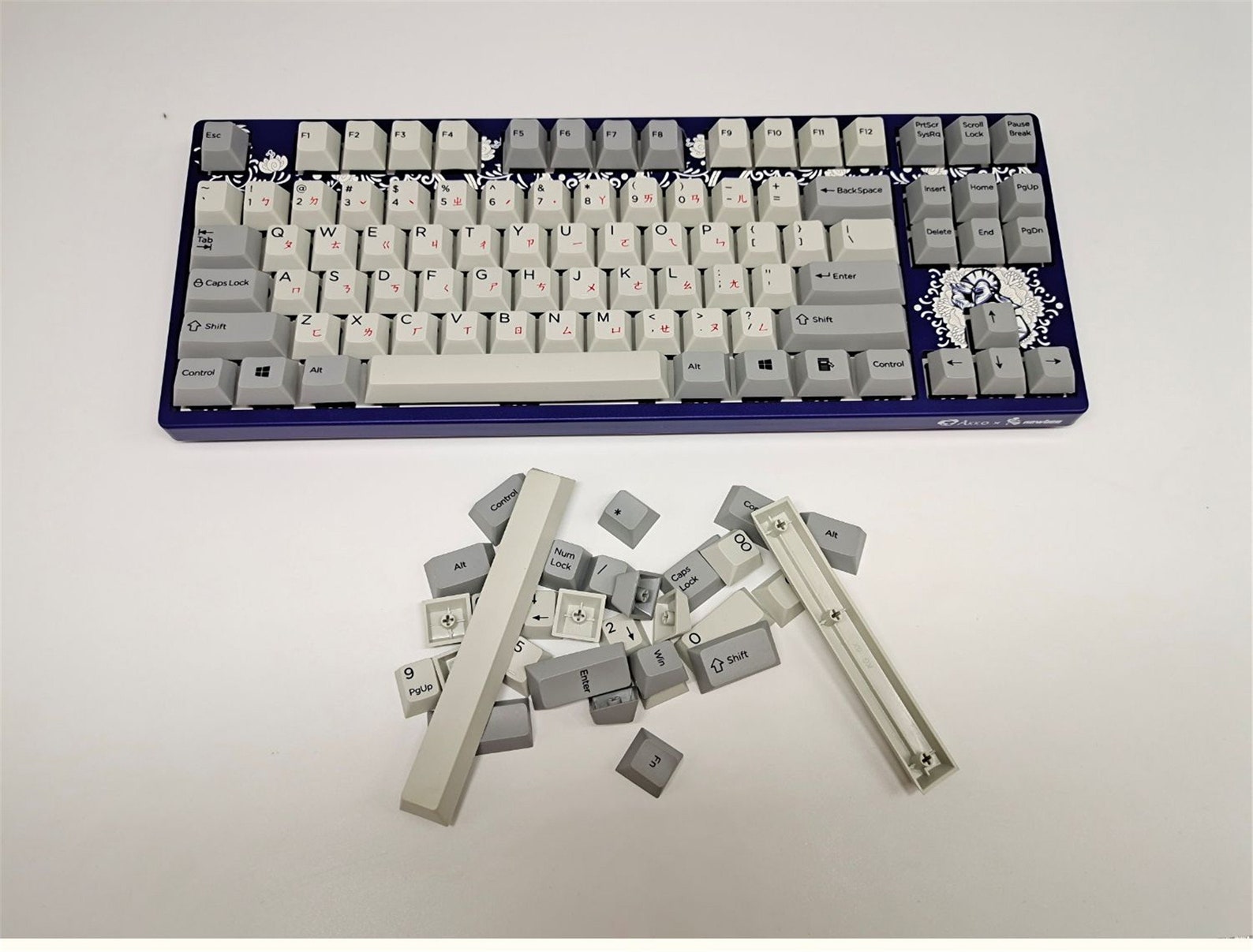 117pcs Gray Keycaps PBT Keycap Set Cherry Profile Keycaps Etsy