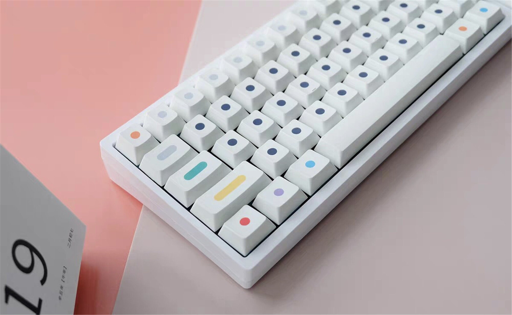 120pcs Puntos de colores Keycaps PBT Keycaps Cherry Perfil Etsy